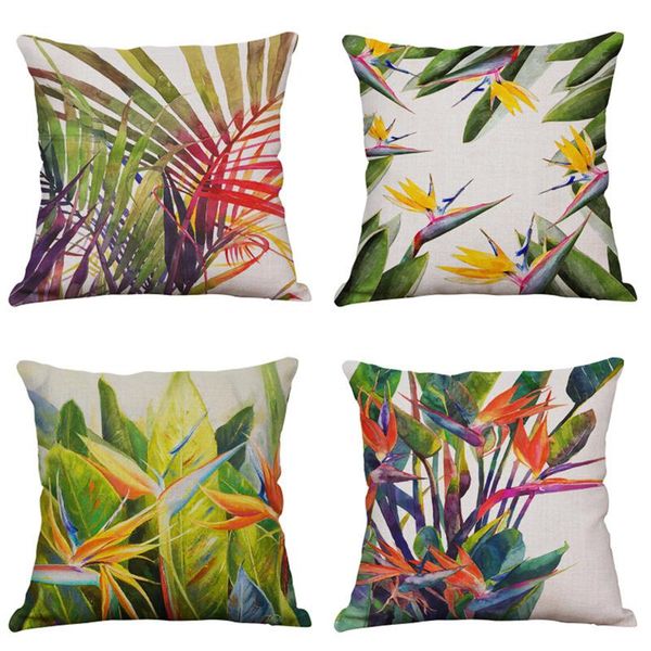 summer tropical flower and plant cushion cover 45x45cm cotton linen home decorative throw pillow for sofa car bedroom cushion/decorative
summer tropical flower and plant cushion cover 45x45cm cotton linen home decorative throw pillow for sofa car bedroom cushion/decorative