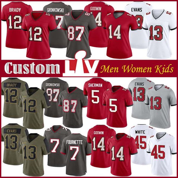 tb bucs 12 tom brady 87 rob gronkowski custom football jersey 13 mike evans 14 chris godwin devin white leonard fournette antoine winfield l, Black;red
tb bucs 12 tom brady 87 rob gronkowski custom football jersey 13 mike evans 14 chris godwin devin white leonard fournette antoine winfield l, Black;red