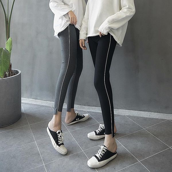 women's leggings kl400 korean irregular legging streetwear women casual slim fitness ankle-length pants trousers, Black
women's leggings kl400 korean irregular legging streetwear women casual slim fitness ankle-length pants trousers, Black