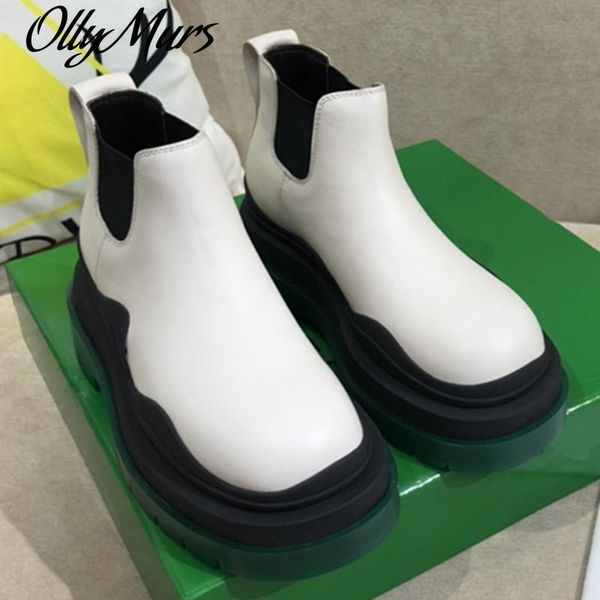 boots ollymurs women platform ankle short slip on woman shoes round toe genuine leather thick bottom, Black
boots ollymurs women platform ankle short slip on woman shoes round toe genuine leather thick bottom, Black