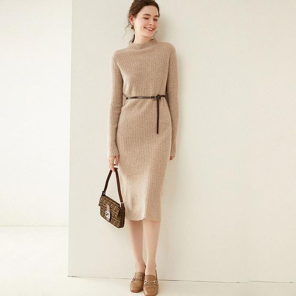 women's sweaters 100% merino wool mock neck long type pullover sweater dress 2021 winter fall zj001, White;black
women's sweaters 100% merino wool mock neck long type pullover sweater dress 2021 winter fall zj001, White;black