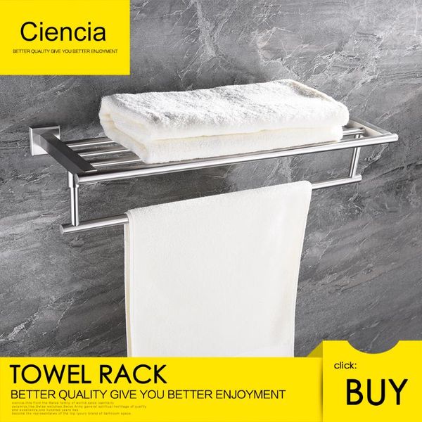 towel racks sus304 stainless steel wall mounted double rails bars hanger bath rack shelf bathroom accessories
towel racks sus304 stainless steel wall mounted double rails bars hanger bath rack shelf bathroom accessories