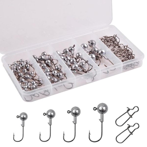 fishing hooks 100/58/20pcs lead jig head crank jigging soft worm bait trout bass leader jigs rig saltwater barbed fishhooks
fishing hooks 100/58/20pcs lead jig head crank jigging soft worm bait trout bass leader jigs rig saltwater barbed fishhooks