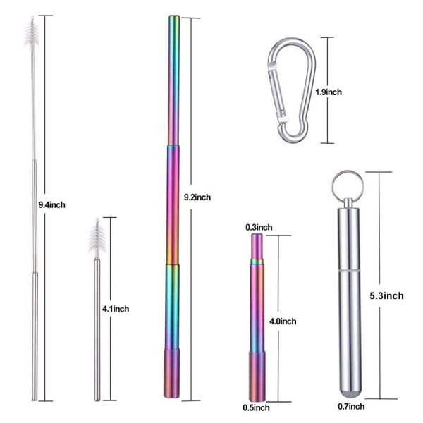 drinking straws straw stainless steel portable reusable camping supplies with cleaning brush and storage box
drinking straws straw stainless steel portable reusable camping supplies with cleaning brush and storage box