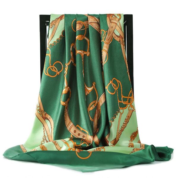 scarves chain print for women silk satin hijab scarf female 90x90cm fashion square shawl scarfs ladies 2021, Blue;gray
scarves chain print for women silk satin hijab scarf female 90x90cm fashion square shawl scarfs ladies 2021, Blue;gray