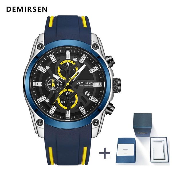 wristwatches demirsen men watch sports quartz watches stainless steel waterproof chronograph luminous hands wristwatch, Slivery;brown
wristwatches demirsen men watch sports quartz watches stainless steel waterproof chronograph luminous hands wristwatch, Slivery;brown