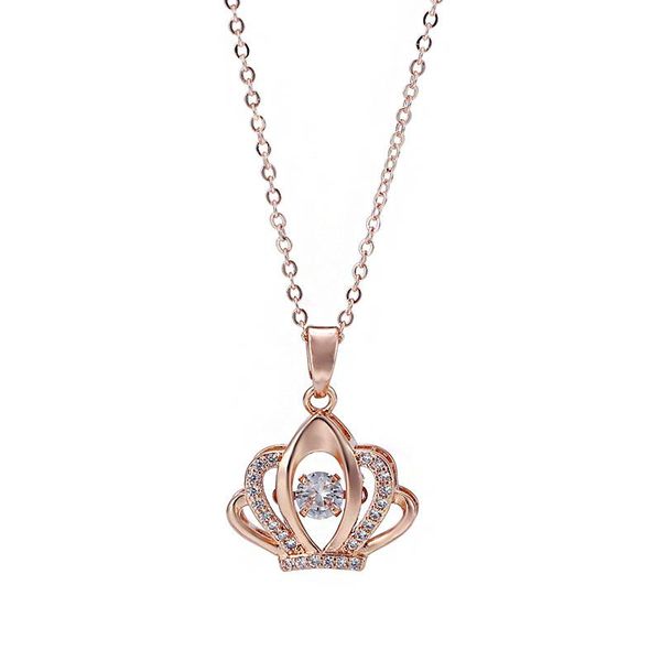 pendant necklaces titanium steel necklace zircon crown clavicle chain charm women simple fine brand gifts jewelry, Silver
pendant necklaces titanium steel necklace zircon crown clavicle chain charm women simple fine brand gifts jewelry, Silver