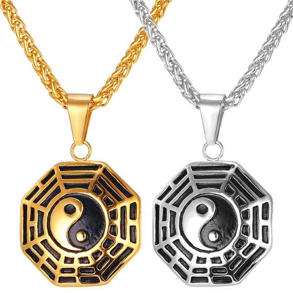 kpop eight diagrams necklace pendant yellow gold color stainless steel chinese taoism philosophy for 2021 fashion jewelry p268 necklaces, Silver
kpop eight diagrams necklace pendant yellow gold color stainless steel chinese taoism philosophy for 2021 fashion jewelry p268 necklaces, Silver