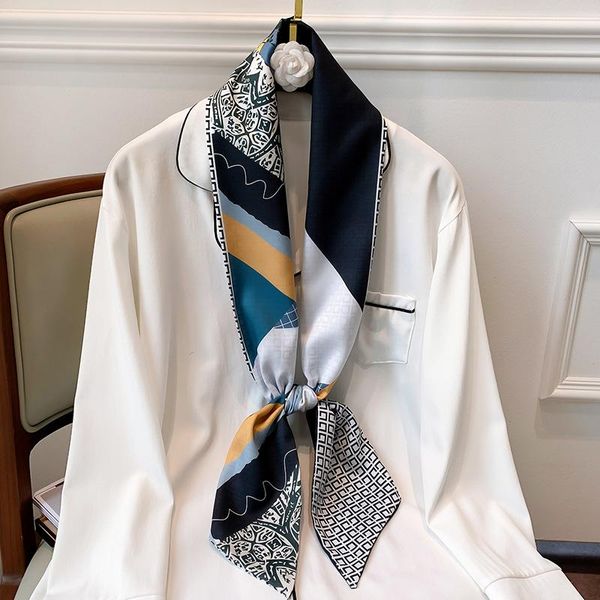 scarves twill weave decorative scarf office lady foulard neck wrap long soft bandana horse print head band hair tie, Blue;gray
scarves twill weave decorative scarf office lady foulard neck wrap long soft bandana horse print head band hair tie, Blue;gray