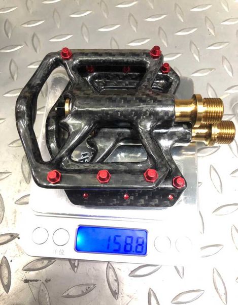 bike pedals 160g one pair full carbon flat titanium axle bicycle mountain road
bike pedals 160g one pair full carbon flat titanium axle bicycle mountain road