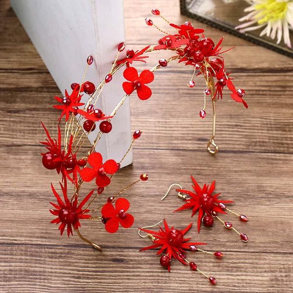 hair clips & barrettes exquisite red rose flower tiara and earrings chinese bride wedding ornaments women crystal hoop headbands end, Golden;silver
hair clips & barrettes exquisite red rose flower tiara and earrings chinese bride wedding ornaments women crystal hoop headbands end, Golden;silver