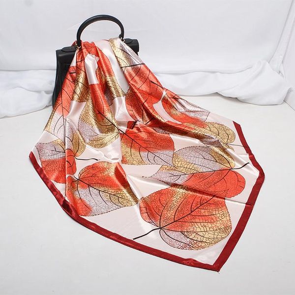 scarves 2021 90x90 tree leaves multipurpose women silk twill scarf satin square tie hairband ladies foulard femme towel bufanda shawl, Blue;gray
scarves 2021 90x90 tree leaves multipurpose women silk twill scarf satin square tie hairband ladies foulard femme towel bufanda shawl, Blue;gray