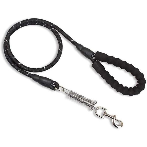heavy-duty anti burst dog leash comfortable padded handle reflective nylon rope pet training lead for medium big collars & leashes
heavy-duty anti burst dog leash comfortable padded handle reflective nylon rope pet training lead for medium big collars & leashes