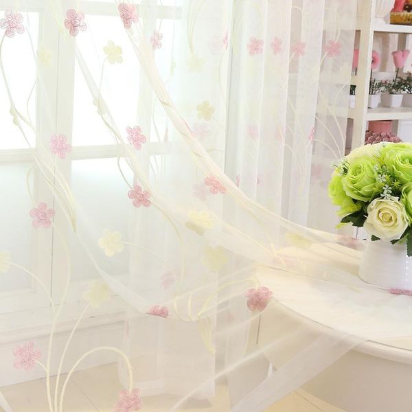 curtain & drapes modern flower embroidered curtains for girls bedroom tulle window sheer voile screening treatment
curtain & drapes modern flower embroidered curtains for girls bedroom tulle window sheer voile screening treatment