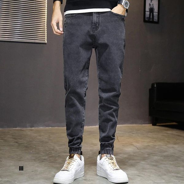 men's jeans slim feet tide brand autumn nine points korean style trendy spring summer 2021, Blue
men's jeans slim feet tide brand autumn nine points korean style trendy spring summer 2021, Blue