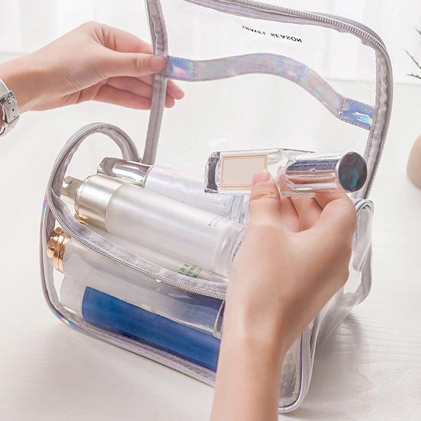 travel waterproof transparent cosmetic bag creative multifunctional anti-wrinkle and odorless pvc toiletry storage boxes & bins
travel waterproof transparent cosmetic bag creative multifunctional anti-wrinkle and odorless pvc toiletry storage boxes & bins