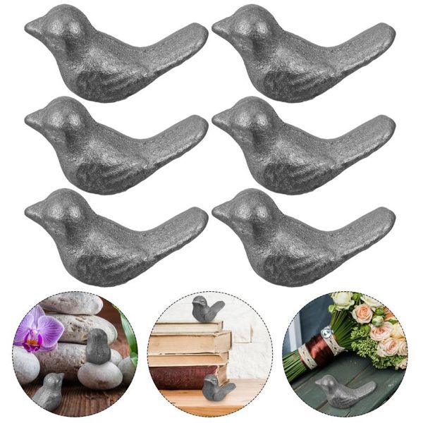 decorative objects & figurines 6pcs iron art bird shape deskdecoration creative ornament for home garden
decorative objects & figurines 6pcs iron art bird shape deskdecoration creative ornament for home garden