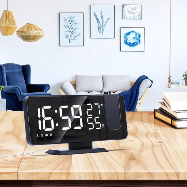 desk & table clocks 3 color led digital alarm clock radio projection with temperature and humidity mirror multifunctional bedside time displ
desk & table clocks 3 color led digital alarm clock radio projection with temperature and humidity mirror multifunctional bedside time displ