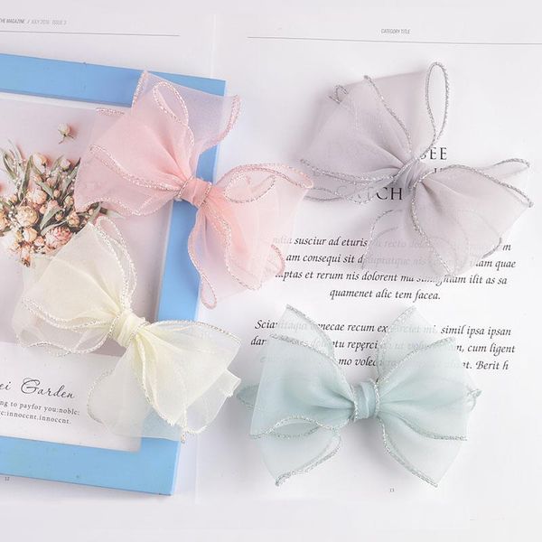 hair accessories candy color bow chiffon duckbill clip cute girl hairpin baby, Slivery;white
hair accessories candy color bow chiffon duckbill clip cute girl hairpin baby, Slivery;white