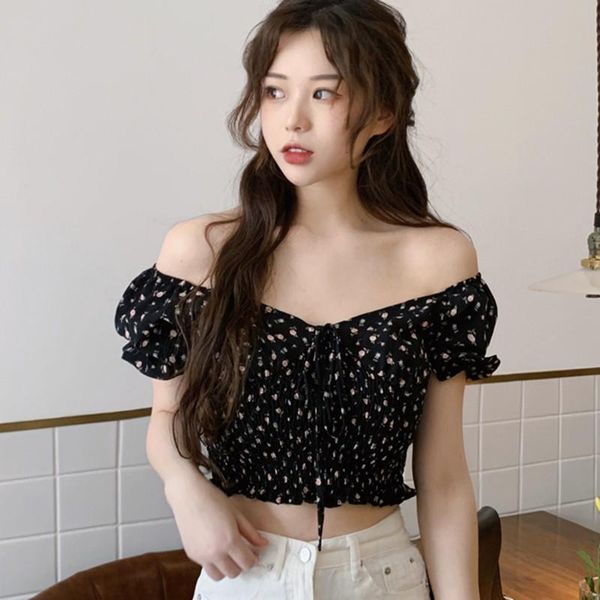 women's fashion small floral print slash neck exposed navel sweet short sleeve chiffon shirt blouse 2021 women's blouses & shirts, White
women's fashion small floral print slash neck exposed navel sweet short sleeve chiffon shirt blouse 2021 women's blouses & shirts, White