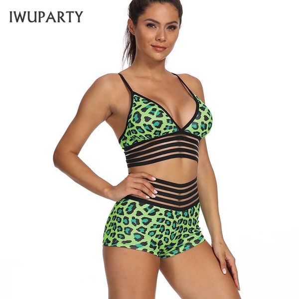 women's tracksuits iwuparty women leopard print sports outdoor 2 piece set v-neck sport bra crop and mesh high waisted booty shorts tra, Gray
women's tracksuits iwuparty women leopard print sports outdoor 2 piece set v-neck sport bra crop and mesh high waisted booty shorts tra, Gray