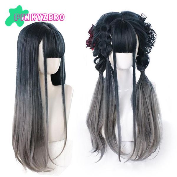 other event & party supplies gradient blueish black grey lolita wig harajuku bangs dark blue long straight synthetic kawaii hair women girls
other event & party supplies gradient blueish black grey lolita wig harajuku bangs dark blue long straight synthetic kawaii hair women girls