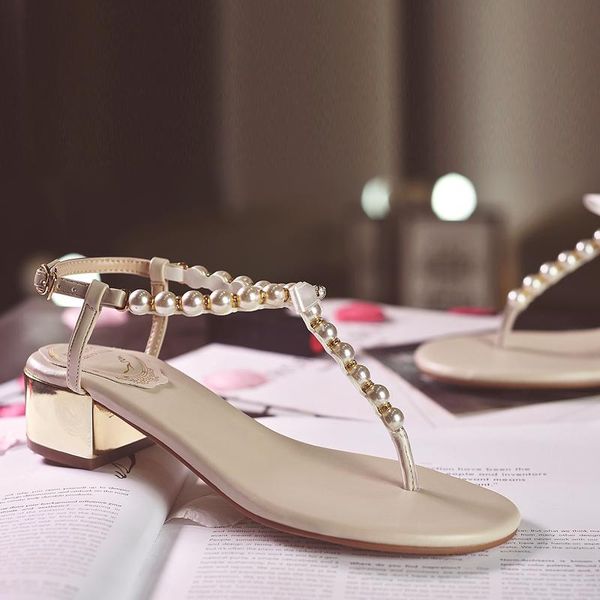 sandals summer style pearl flip-flop with thick heel rhinestone flip-flops and women's shoes, Black
sandals summer style pearl flip-flop with thick heel rhinestone flip-flops and women's shoes, Black