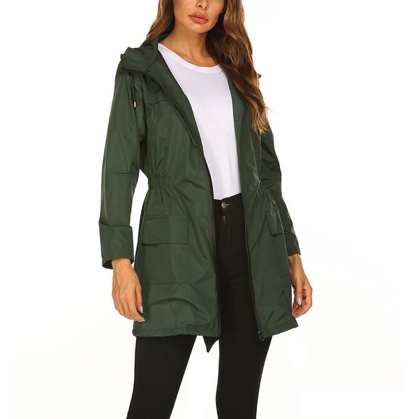 women's outdoor jacket fashion windbreaker female autumn and winter slim medium long coat mountaineering suit hooded, White;red
women's outdoor jacket fashion windbreaker female autumn and winter slim medium long coat mountaineering suit hooded, White;red