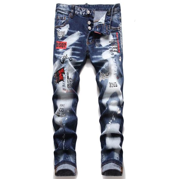 men's jeans dsqsabcd 2 italy brand men pants slim letter moto & biker blue hip hop hole for
men's jeans dsqsabcd 2 italy brand men pants slim letter moto & biker blue hip hop hole for
