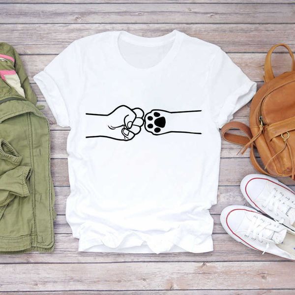 women t-shirts dog hand funny 90s style summer autumn cute ladies print lady womens graphic t shirt female tee t-shirt x0527, White
women t-shirts dog hand funny 90s style summer autumn cute ladies print lady womens graphic t shirt female tee t-shirt x0527, White