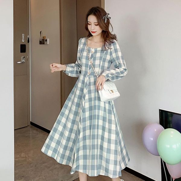 maternity dresses long sleeve square collar high waist nursing dress preppy style plaid lactation clothes postpartum breastfeeding, White
maternity dresses long sleeve square collar high waist nursing dress preppy style plaid lactation clothes postpartum breastfeeding, White