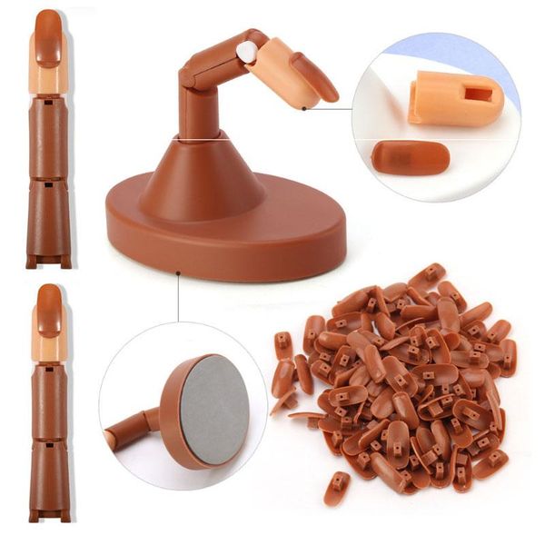 false nails professional nail art practice hand +100pcs tips set adjustable plastic model diy manicure tool flexible&soft, Red;gold
false nails professional nail art practice hand +100pcs tips set adjustable plastic model diy manicure tool flexible&soft, Red;gold