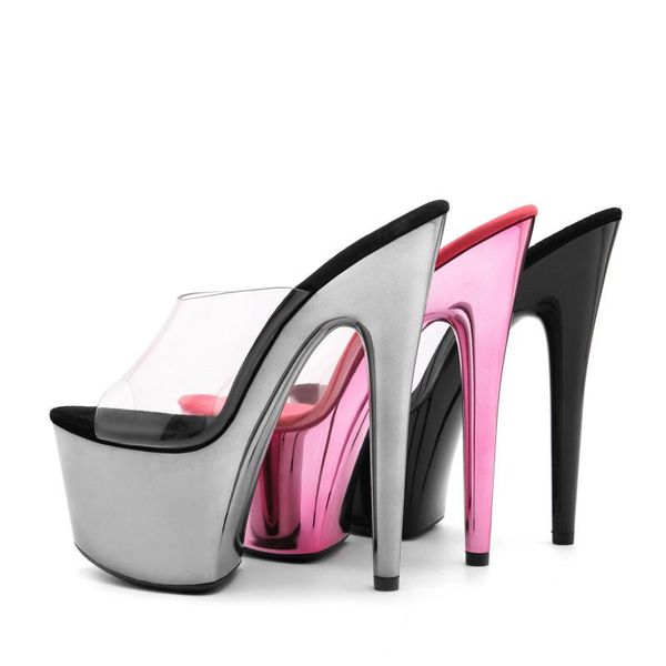 slippers high heels women summer shoes mules 15cm fashion painted glossy fenty beauty slides rose party, Black
slippers high heels women summer shoes mules 15cm fashion painted glossy fenty beauty slides rose party, Black