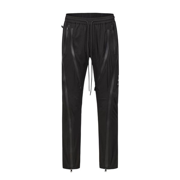 men's pants fashion streetwear joggers drawstring zipper overalls resistant mens cargo pant, Black
men's pants fashion streetwear joggers drawstring zipper overalls resistant mens cargo pant, Black