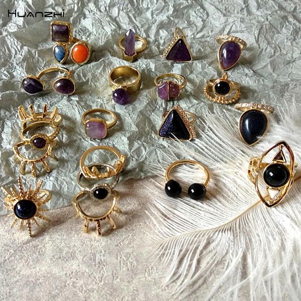 cluster rings huanzhi 2021 cool colors natural stone spar geometric hollow double layer crown ring finger for women men party exotic, Golden;silver
cluster rings huanzhi 2021 cool colors natural stone spar geometric hollow double layer crown ring finger for women men party exotic, Golden;silver