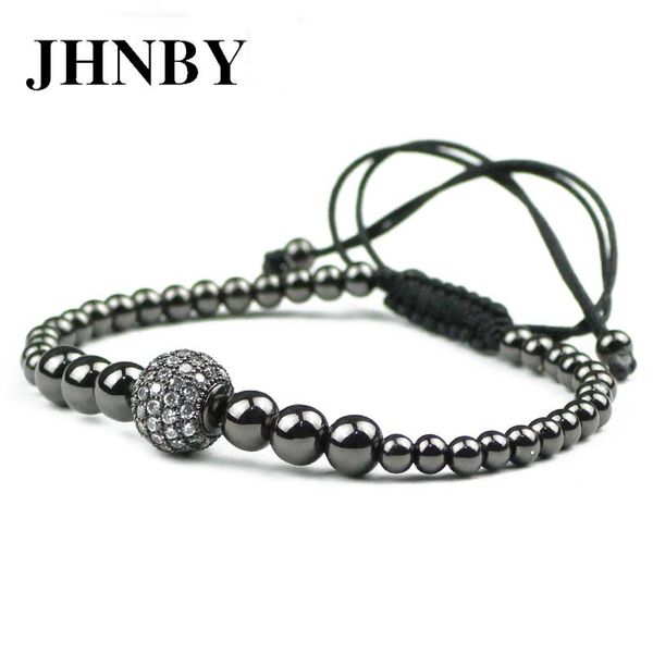 charm bracelets jhnby lucky ball men charms bracelet 4/6mm copper beads zircon cz braided rope women bangle trendy jewelry pulseira masculin, Golden;silver
charm bracelets jhnby lucky ball men charms bracelet 4/6mm copper beads zircon cz braided rope women bangle trendy jewelry pulseira masculin, Golden;silver
