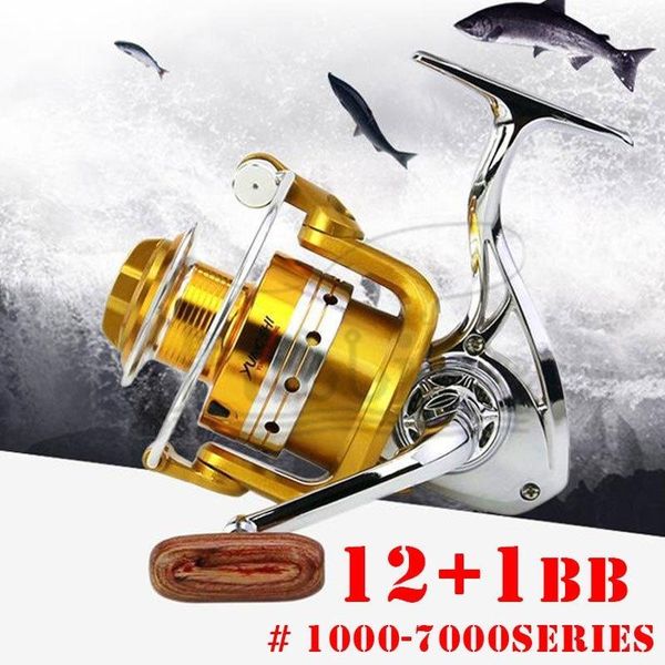 12+1bb gold spinning fishing reel 5.5:1 high speed drag boat rock wheel reels accessories baitcasting
12+1bb gold spinning fishing reel 5.5:1 high speed drag boat rock wheel reels accessories baitcasting