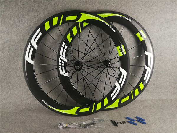 green logo f6r 700c 3k glossy 60mm ffwd carbon road bike wheels front rear wheelset with 23mm width black novatec a291 hubs 11 speed
green logo f6r 700c 3k glossy 60mm ffwd carbon road bike wheels front rear wheelset with 23mm width black novatec a291 hubs 11 speed
