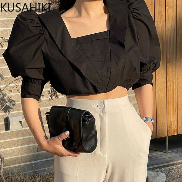 korean drawstring slim waist crop blouses causal puff sleeve square collat shirt spring summer ruffle blusas 6f733 210603, White
korean drawstring slim waist crop blouses causal puff sleeve square collat shirt spring summer ruffle blusas 6f733 210603, White