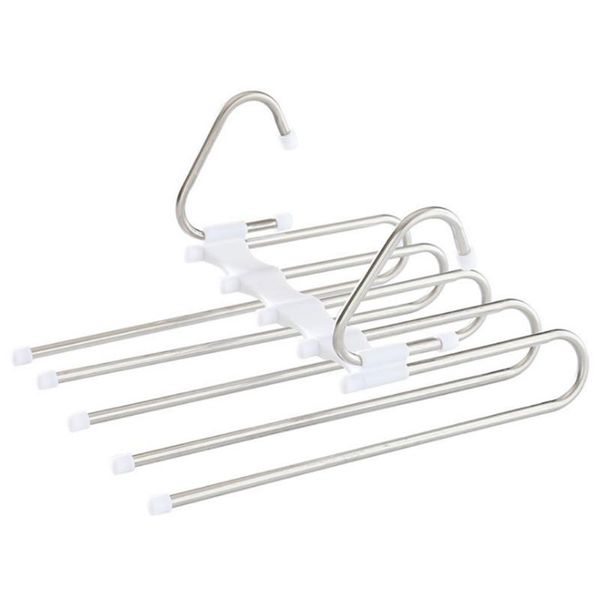hangers & racks 5 layers household clothes rack storage modern simple movable rod trouser hanger space saving jeans stainless steel wardrobe
hangers & racks 5 layers household clothes rack storage modern simple movable rod trouser hanger space saving jeans stainless steel wardrobe