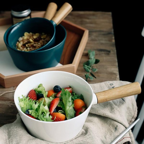 creative home furnishing wooden handle with ceramic bowl japanese dessert fruit salad table decoration bowls
creative home furnishing wooden handle with ceramic bowl japanese dessert fruit salad table decoration bowls