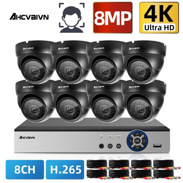 black dome hd outdoor security camera system 8 channel cctv surveillance kit 8.0mp ahd set h.265 ip66 wireless kits
black dome hd outdoor security camera system 8 channel cctv surveillance kit 8.0mp ahd set h.265 ip66 wireless kits