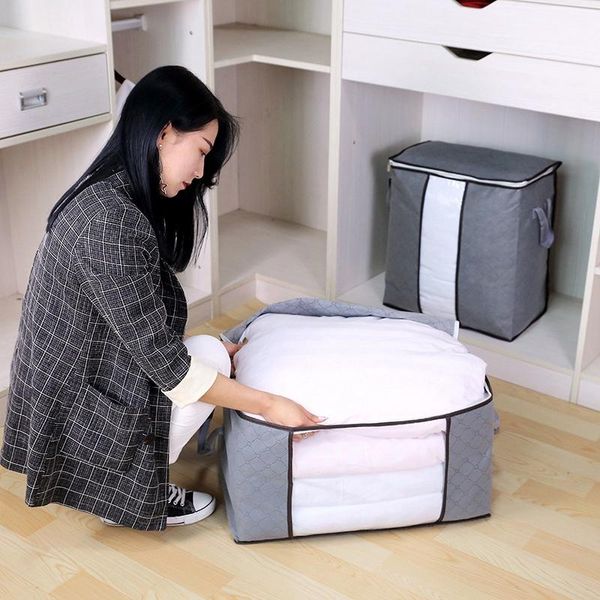 2pieces large capacity quilt storage bag dustproof moisture-proof lazy environmental protection finishing bags
2pieces large capacity quilt storage bag dustproof moisture-proof lazy environmental protection finishing bags