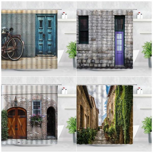 shower curtains town flowers street set vintage blue wooden door stone wall green plant waterproof fabric bathroom curtain hooks
shower curtains town flowers street set vintage blue wooden door stone wall green plant waterproof fabric bathroom curtain hooks