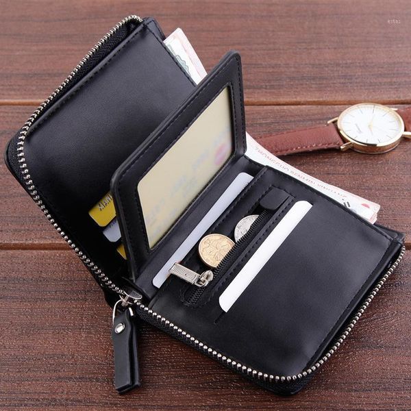 multifunction pu mens wallet black vintage business zipper bifold slim short casual purse carteras money bag da50qb wallets1, Red;black
multifunction pu mens wallet black vintage business zipper bifold slim short casual purse carteras money bag da50qb wallets1, Red;black