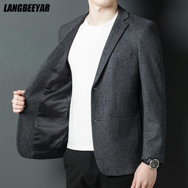 men's suits & blazers grade designer brand casual fashion elegant smart korean style men slim fit jacket party suit coat clothing, White;black
men's suits & blazers grade designer brand casual fashion elegant smart korean style men slim fit jacket party suit coat clothing, White;black