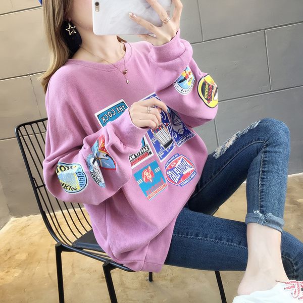 hoodies autumn loose and thin plus size korean printing super fire cec casual sweater female jacket, Black
hoodies autumn loose and thin plus size korean printing super fire cec casual sweater female jacket, Black