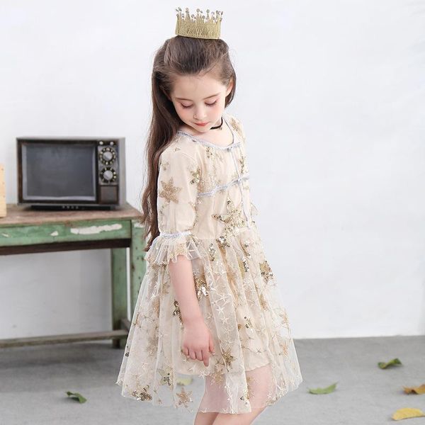 girl's dresses korean girls summer toddler clothes ball gown stars sequin lace embroidery princess dress for 2-10yrs birthday party, Red;yellow
girl's dresses korean girls summer toddler clothes ball gown stars sequin lace embroidery princess dress for 2-10yrs birthday party, Red;yellow