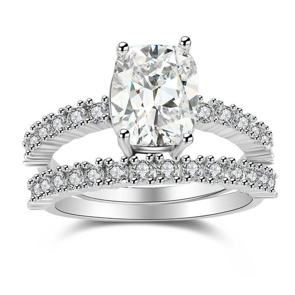 cluster rings luxury women 925 silver jewelry inlaid zircon gemstones 2 in 1 finger ring set accessories for wedding promise party, Golden;silver
cluster rings luxury women 925 silver jewelry inlaid zircon gemstones 2 in 1 finger ring set accessories for wedding promise party, Golden;silver