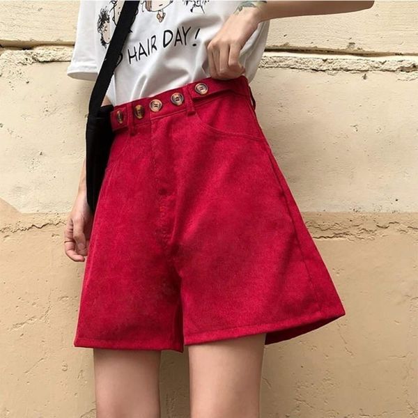 women's shorts green corduroy women autumn vintage loose straight casual ladies wide leg short femme high waist trousers c7549, White;black
women's shorts green corduroy women autumn vintage loose straight casual ladies wide leg short femme high waist trousers c7549, White;black